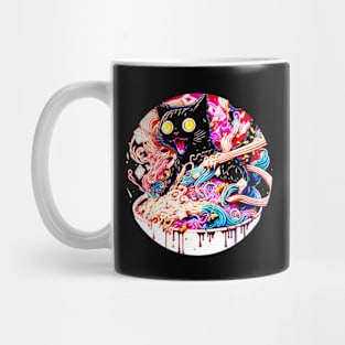 Ramen Funny Cat Mug